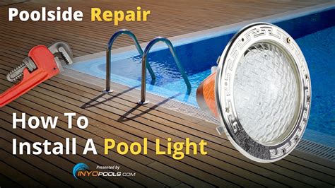 how to wire pool light junction box|pentair pool light niche installation.